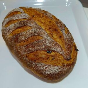 Italiano Sundried Tomatoes Sour Dough Soft Crumb, Savory Herbs, Naturally Leavened with Sundried Tomato)